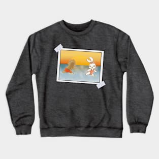 Beach day Crewneck Sweatshirt